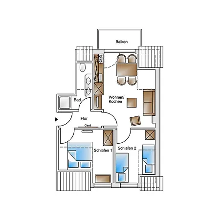 Apartment Haus Christine 4 Auster *